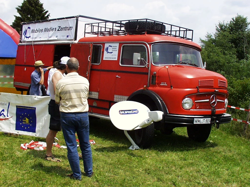 Mobiles Medienzentrum beim EQUAL-Projekt